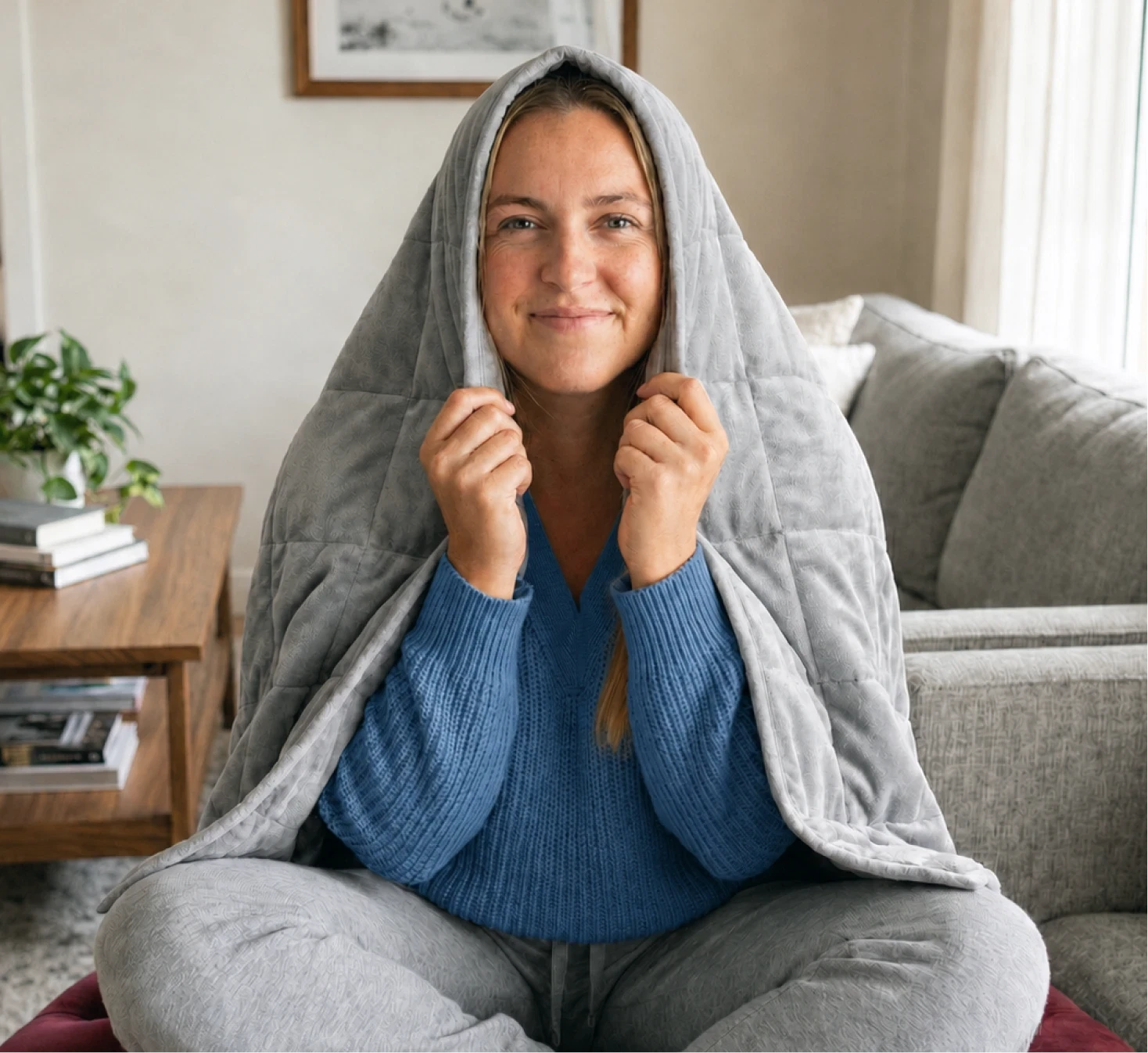 Velin Weighted Blanket customer — David K. Austin, (USA)
